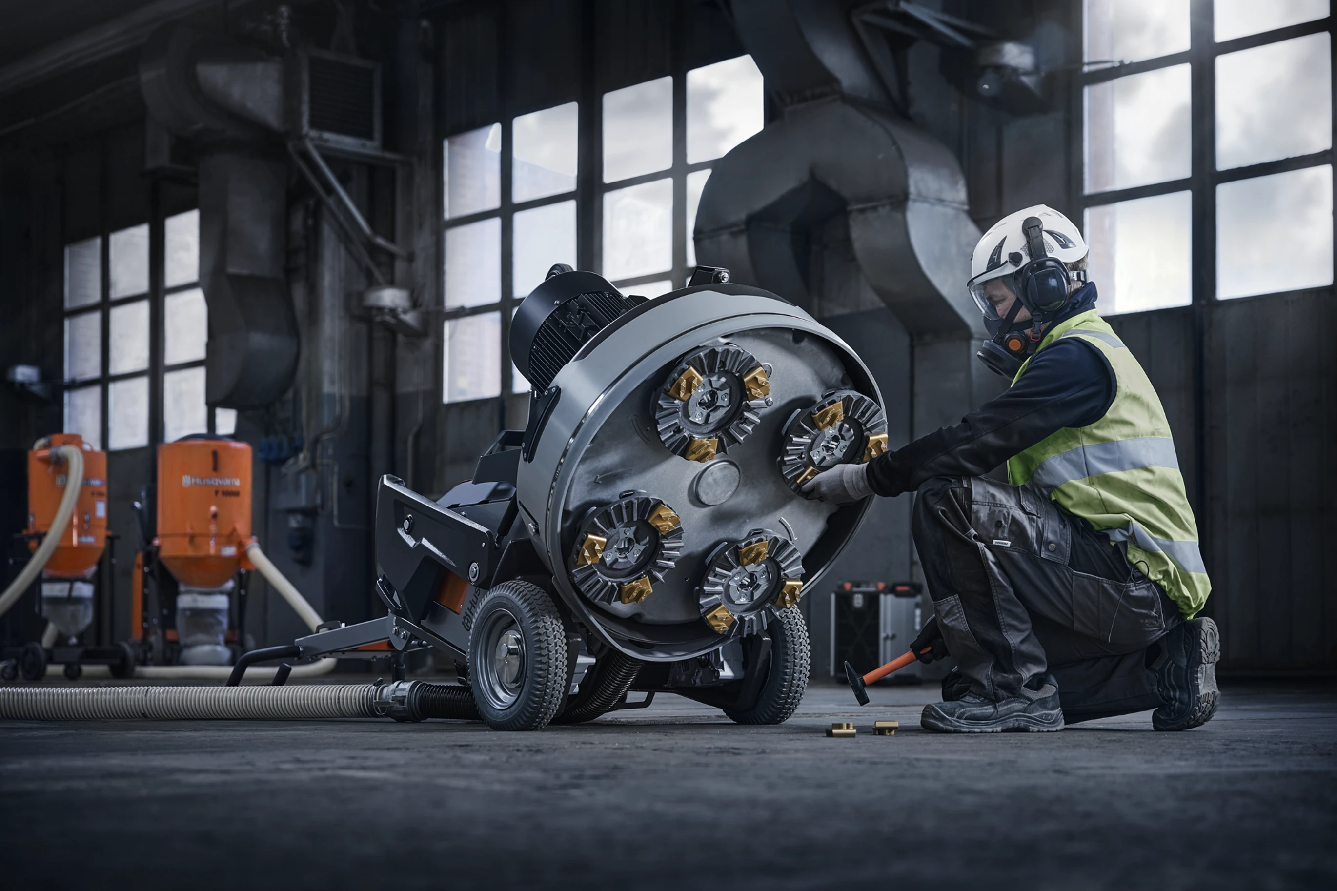 Portautensili per molatrici Husqvarna per uso professionale