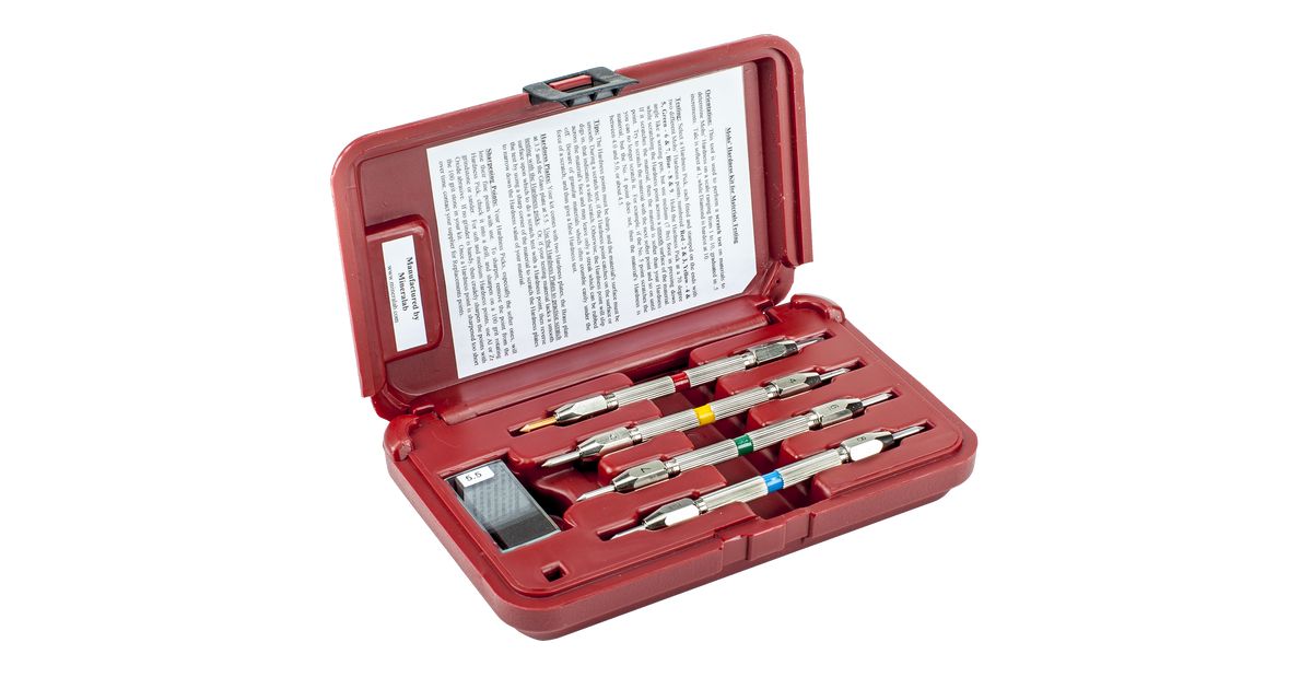 Durometro, MOH's test kit